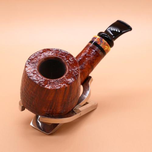 P Jeppesen IDA Handmade gr 2 Bent 9mm Filter Fishtail Pipe (NEER219)